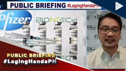 #LagingHanda | Pfizer-Biontech COVID-19 vaccine, aprubado na ng FDA