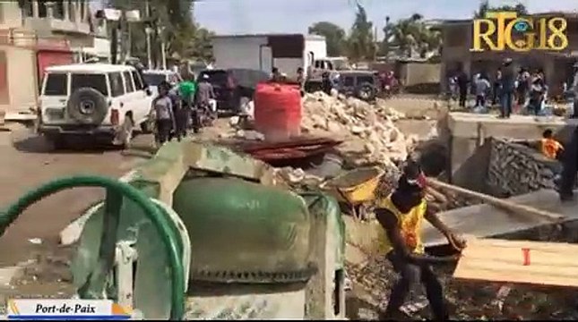 Joiséus Nader minis TPTC a vizite travay kap fèt nan vil Pòdpè samdi 16 janvye 2021 an