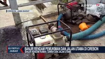 Di Cirebon, Rumah, Sawah, dan Jalan Raya Terendam Banjir