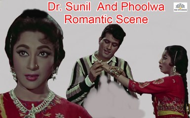 Dr. Sunil  And Phoolwa Romantic Scene | Himalay Ki God Mein (1965) | Manoj Kumar | Shashi Kala | D.K. Sapru | Bollywood Movie Scene