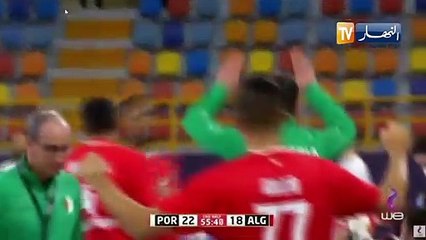 الخضر ينهون الدور الأول بخسارة أمام البرتغال بنتيجة 26-19