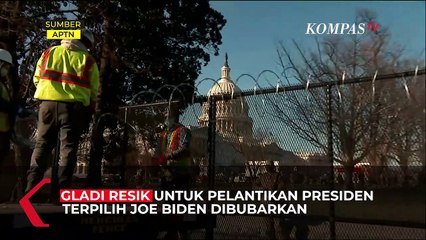 Jelang Pelantikan Joe Biden, Gladi Bersih Dibubarkan, Kenapa?