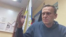 Russia jails Navalny for 30 days; Kremlin foe calls for protests