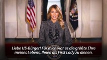 Melania Trumps Abschiedsbotschaft als First Lady