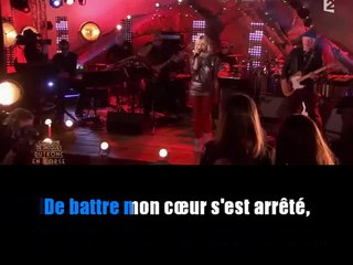 HollySiz_La fille du Père Noël (J. Dutronc)(Clip live 2015)karaoké