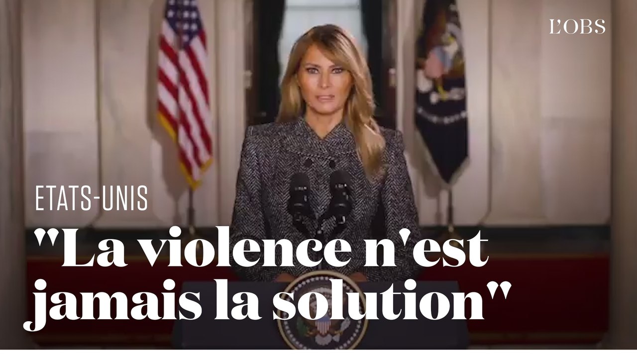 Melania Trump fait ses adieux aux Américains