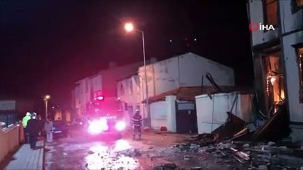 Tarihi Müftülük binası yangında kül oldu