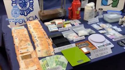 Desmantelada una red criminal que vendía y distribuía droga en Madrid