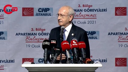 CHP lideri Kılıçdaroğlu, apartman görevlileriyle bir araya geldi: Örgütlenin