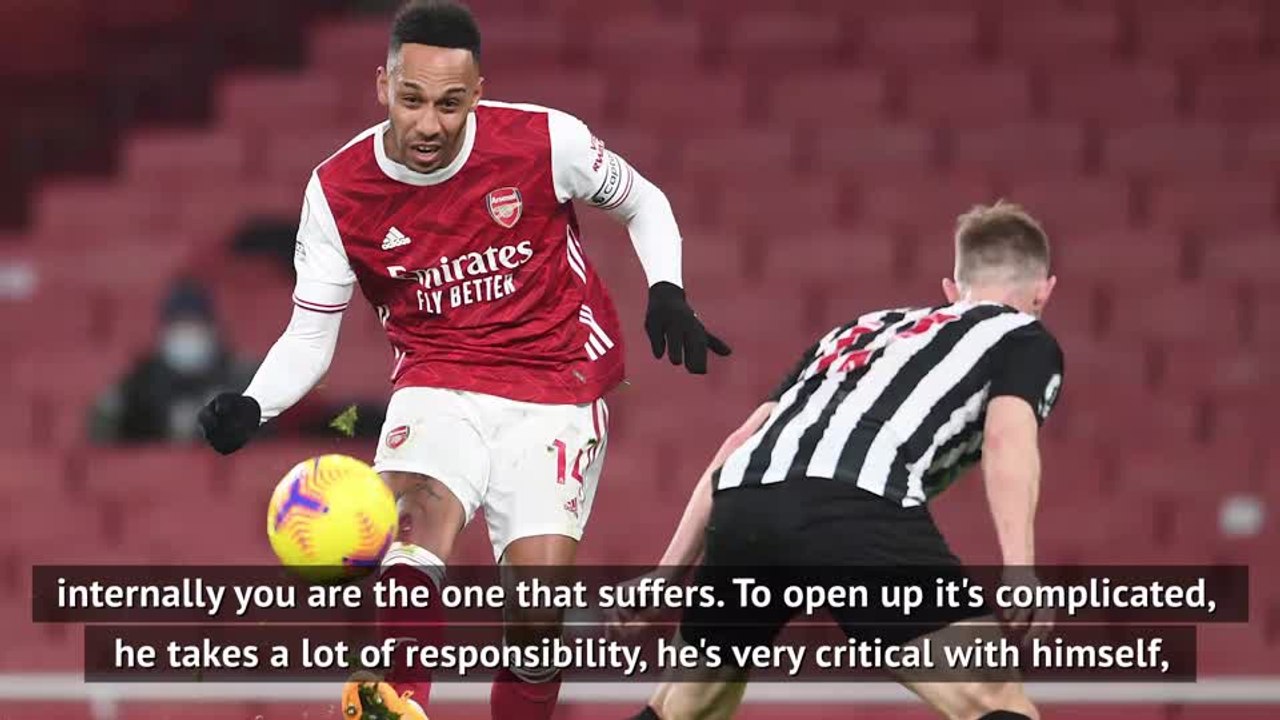 Arteta delighted to see Aubameyang emerge from 'difficult period' with Newcastle double