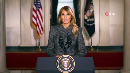 - First Lady Melania Trump'tan veda konuşması: “Şiddet asla çözüm değil”