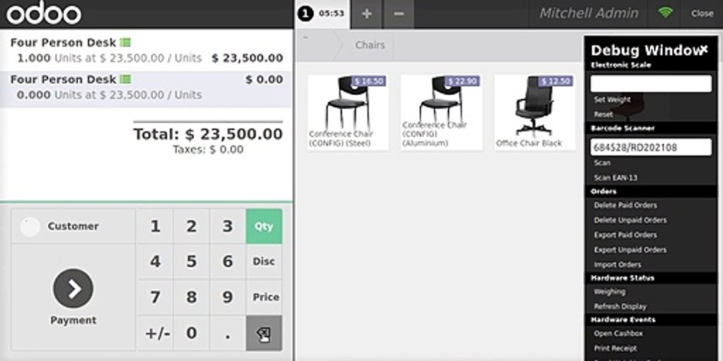 Point of Sale Auto LOT Selection with Barcode Odoo App Feature