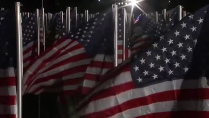 200.000 banderas de EEUU sustituirán a los ciudadanos que no podrán acudir a la jura de Biden
