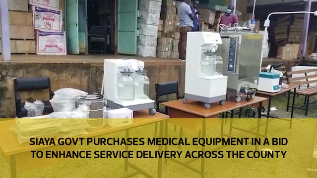 Siaya govt purchases medical equipment in a bid to enhance service delivery across the county