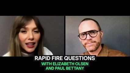 Rapid Fire Questions Elizabeth Olsen and Paul Bettany • Marvel Studio's WandaVision • Hulu