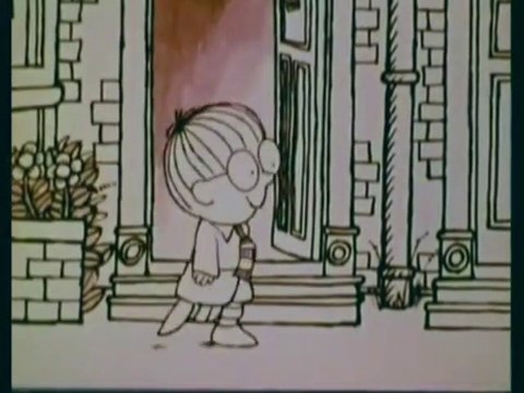 Simon in the Land of Chalk Drawings cartoon intro 1974