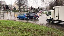 Flooding in Blackpool Road, Preston