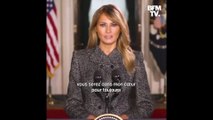 Dans un discours d’adieu, Melania Trump rappelle que 