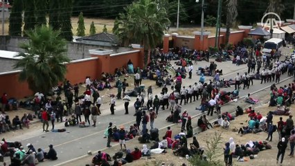 ABD'ye gitmeye çalışan göçmenlere Guatemala ordusu müdahale etti