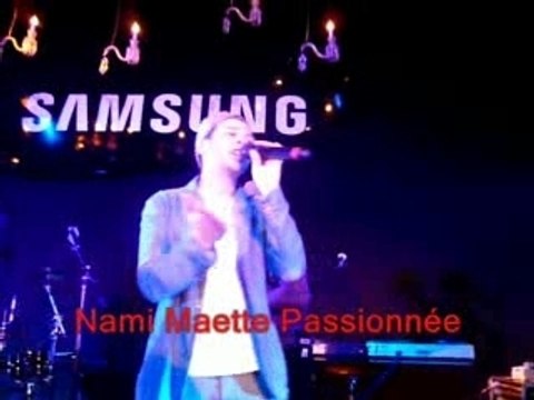 christophe mae concert samsung on s'attache