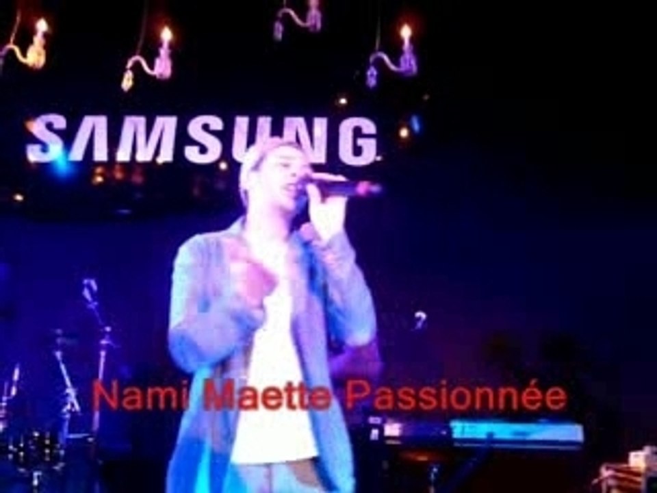 christophe mae concert samsung on s'attache