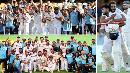 Ind vs Aus 4th Test : History At Gabba,India Defeat Australia By 3 Wickets,Win Series 2-1