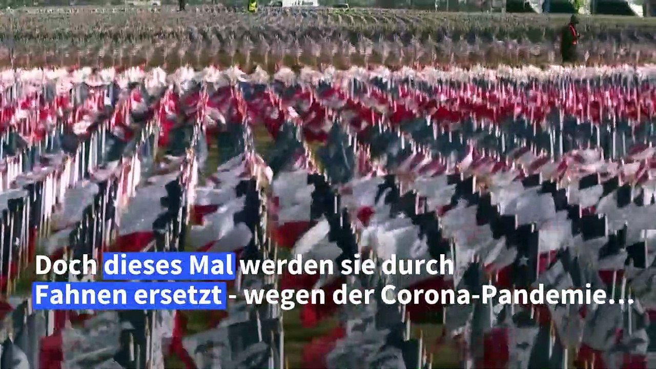 Generalprobe und fahnenmeer: washington vor der amtsübergabe