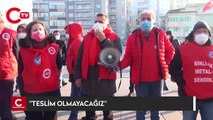 Sendikalı oldukları için işten çıkarılan işçiler Ankara yolunda