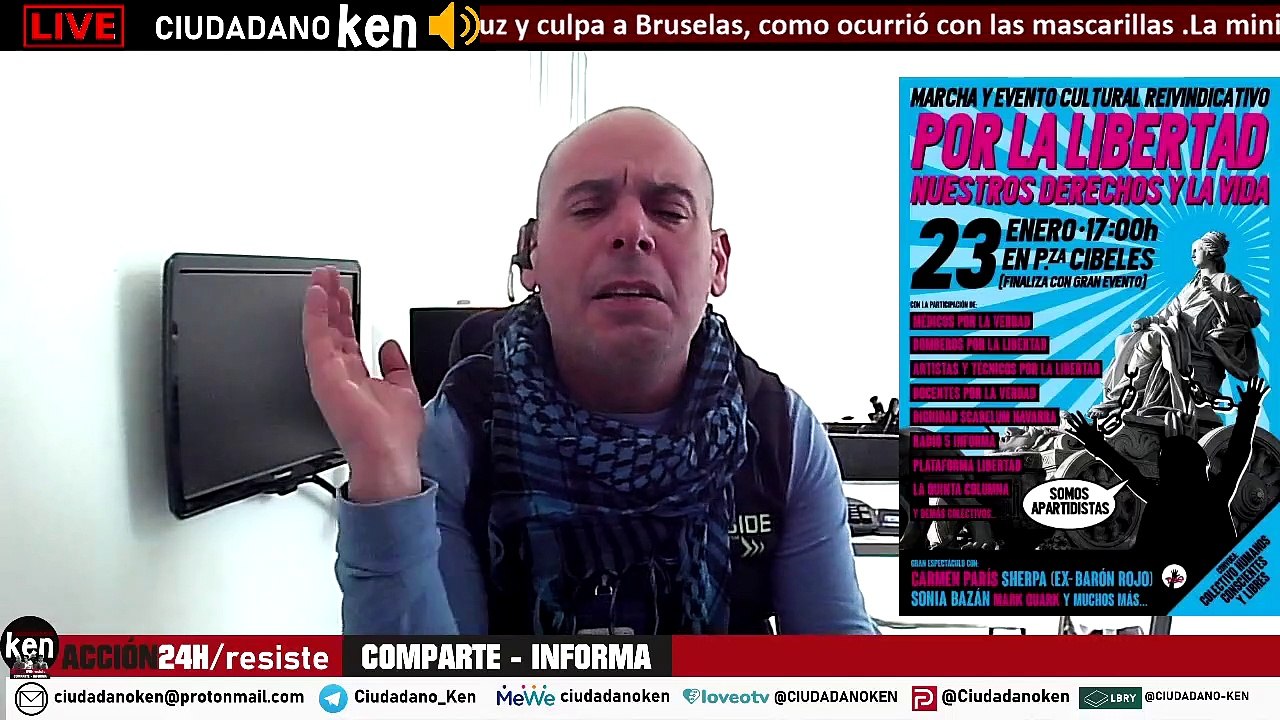 23 DE ENERO 2021 - TODOS A MADRID - LUCHEMOS POR NUESTRA LIBERTAD - LUCHEMOS POR LA VERDAD