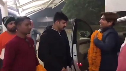 शूटिंग के लिए बनारस पहुंचे Pawan Singh का हुआ भव्य स्वागत !!