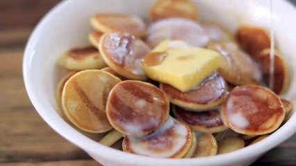 Mini Pancakes Recipe _ Pancake Cereal _ Trending TikTok Recipe