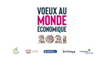 Présentation des vœux 2021 au monde économique