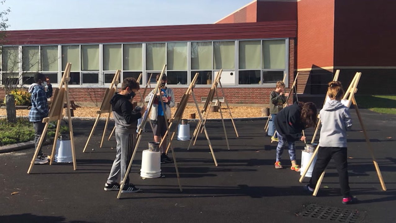 Outdoor learning carries on through winter months