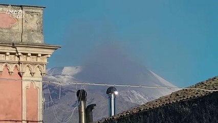Mt. Etna Erupts Spewing Vibrant, Glowing Lava Into the Night Sky