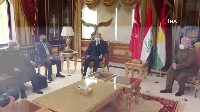 - Bakan Akar: 'PKK, bölge halkının da düşmanıdır'- Akar, KDP lideri Mesud Barzani ile görüştü