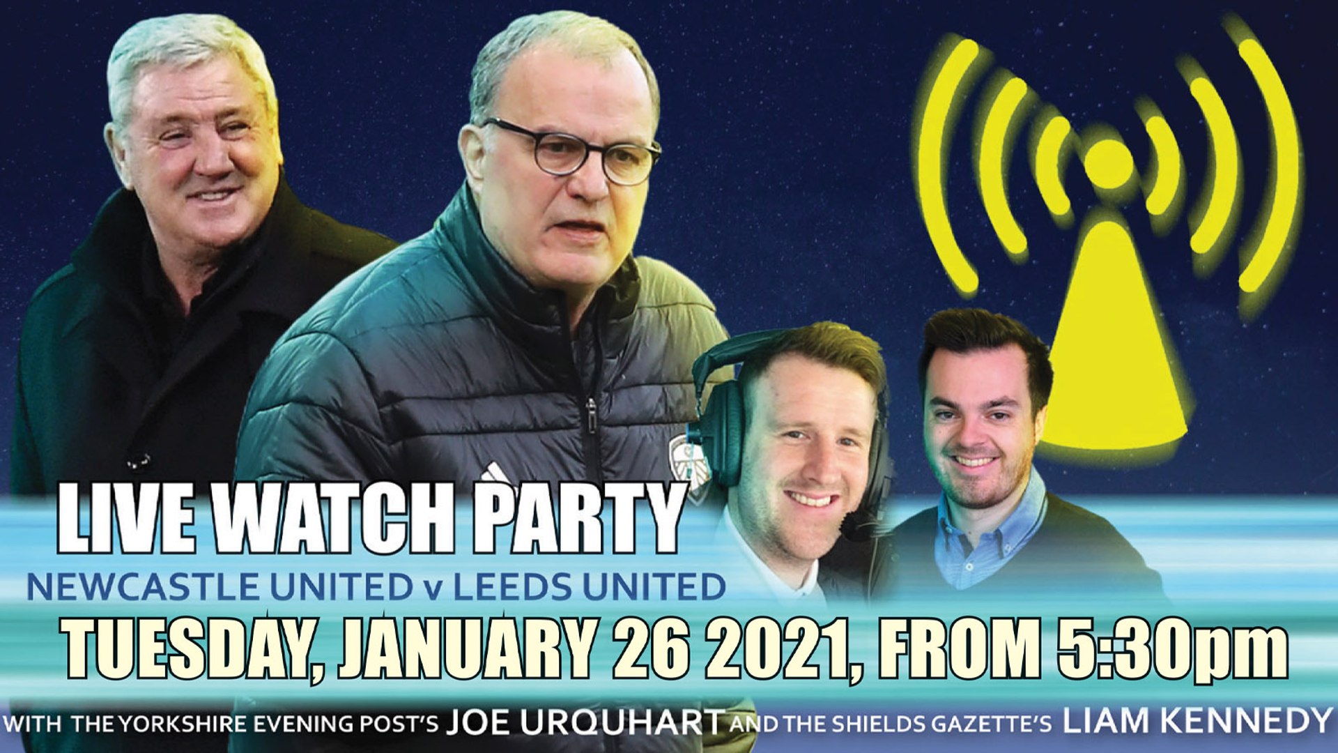 LIVE Newcastle United FC v Leeds United FC virtual watch party
