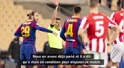 Finale - Koeman revient sur la titularisation de Messi, Marcelino aux anges après la victoire