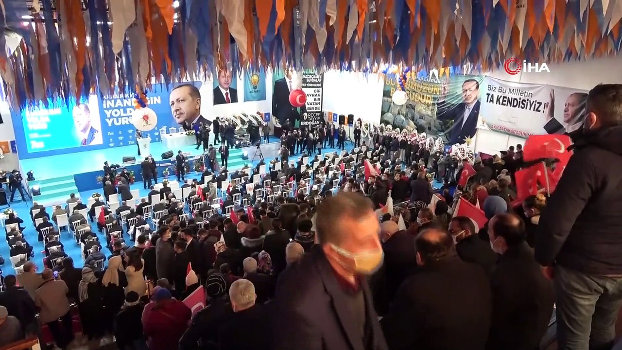 Cumhurbaşkanı Erdoğan, AK Parti Karabük 7. Olağan İl Kongresine bağlandı