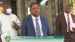 RTB / Le chef du gouvernement reçoit le Secrétaire exécutif du G5-Sahel, Karamoko Jean Marie TRAORE