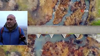 2 Bin Yıllık Roma Yolu ve Köprüsü Havadan Görüntülendi