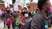 Migrant caravan with over 8,000 Hondurans clash with Guatemala police trying to reach the US