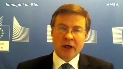 Governo, Dombrovskis: "Ci auguriamo crisi politica non ostacoli lavoro su Recovery"