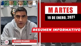 Resumen de noticias martes 19 de enero  2021 / Panorama Informativo / 88.9 Noticias