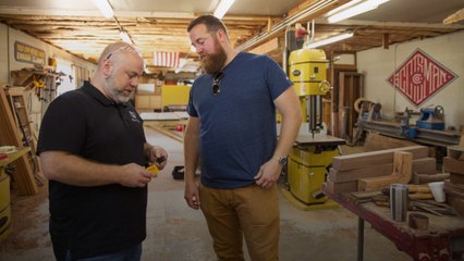 Ben Napier Builds Table for a Friend with Walnut Originally Intended for a Project with Pr