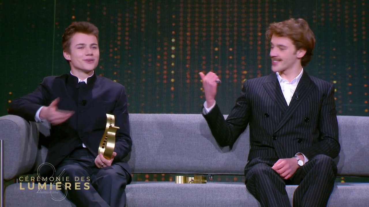 Prix des Meilleures Révélations Masculines Félix Lefebvre & Benjamin Voisin dans ETE 85 - Lumières 2021