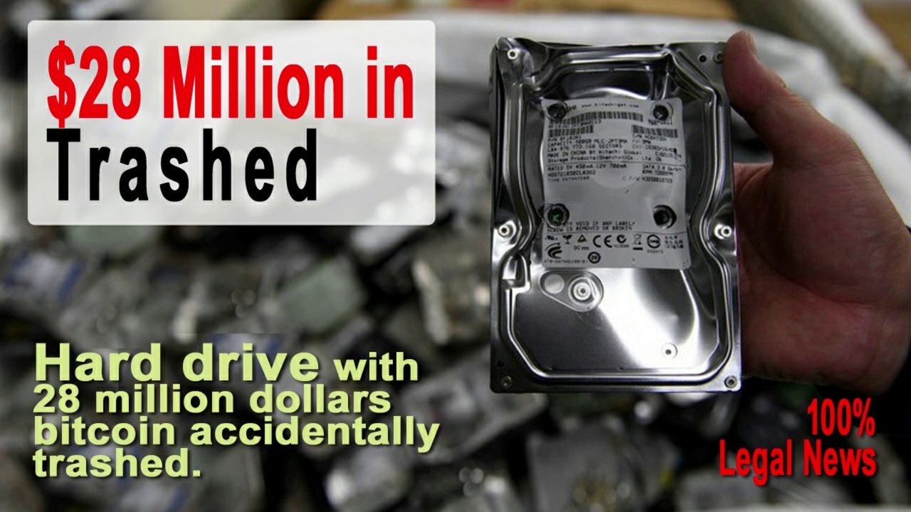 My Video 28 million dollar trashed | Hard drive with bitcoin million dollars trashed | Hard drive with bitcoin