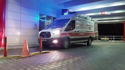 Buzlanan yolda kontrolden çıkan traktördeki av tüfeği patladı: 1 yaralı