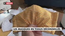 Les Français ont du mal à entendre que les masques en tissu sont désormais déconseillés