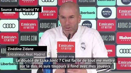 Real Madrid - Zidane sur Luka Jović : "C'est facile de tout me mettre sur le dos"