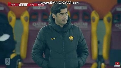AS Roma - Spezia 2-3 COPPA ITALIA GOAL VERDE 19-01-2021